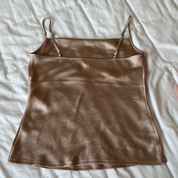 Satin Cowl Neck Tank Express - Picture 4 of 4